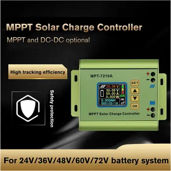 MPT-7210A Display LCD a Colori MPPT Pannello Solare Regolatore di Carica 24/36/48/60/72V Boost Batteria Solare Controller