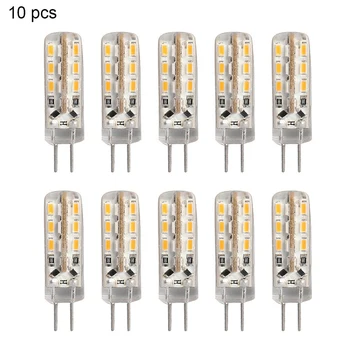 10pcs Mini Lampada LED G4 2W 3W Mais Lampadina AC AC220V DC12V gel di Silice Lampada 360 Angolo a Fascio Lampadario Luce Sostituire la Lampada Alogena