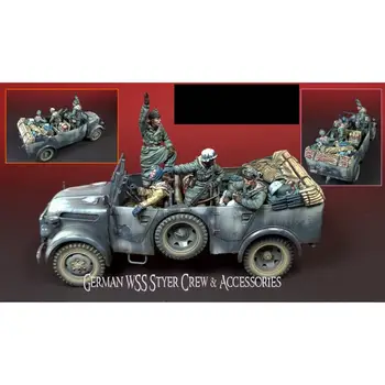 1/35 in Resina Modello Figura GK，soldato tedesco, Smontata e verniciata kit