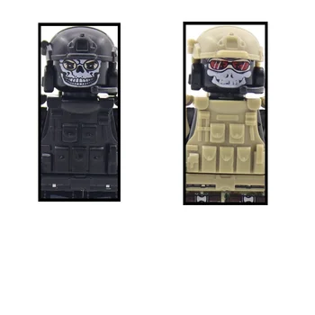 Armi militari delle Forze Speciali dell'Esercito Soldato Attrezzature Gilet Figura Minifigurine MOC Accessori Mattoni Building Block Giocattoli