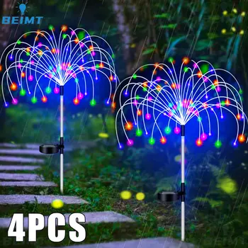 Solare LED fuochi d'Artificio le Luci Fairy Impermeabile all'Aperto della Decorazione del Giardino Prato Percorso Lampada Solare