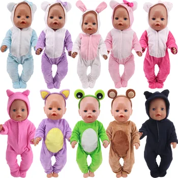 Peluche di Animali in Stile Vestiti Bambola Di 43 Cm Baby Doll & 18 pollici della Ragazza Americana, Vestiti Accessori,la Nostra Generazione che è Nata Regali per bambini