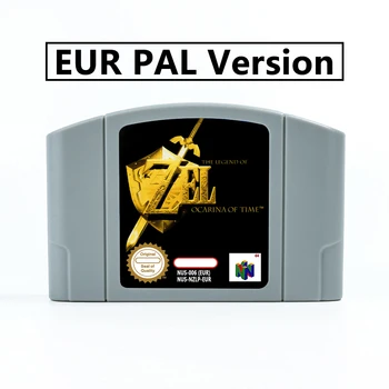Ocarina of Time o Ocarina of Time Master Quest 64 Bit Cartuccia di Gioco la Versione EUR Formato PAL Per N64
