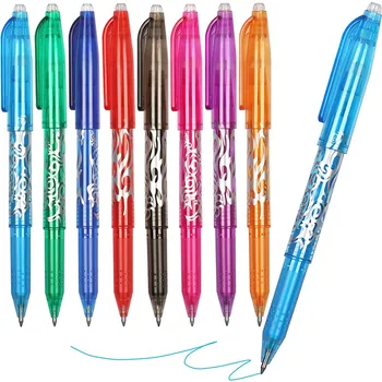 0,5 mm Cancellabile Penna Gel Kawaii Colorate Penne con Gomma per Studenti di Scrittura Creativa di Strumenti di Disegno, Forniture per la Scuola Cancelleria
