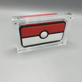 Alta trasparenza acrilico coperchio magnetico console scatola di immagazzinaggio per Nintendo NUOVO 2DSXL 2DSLL