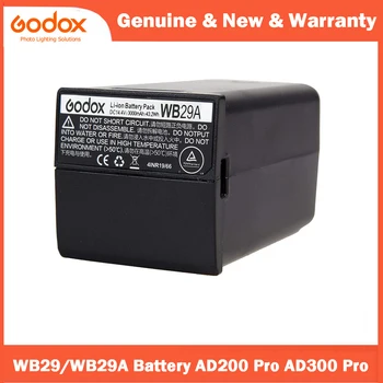 GODOX WB29A Batteria AD200 AD200Pro AD300 Pro Flash DC 14.4 V 3000mAh 41.76 Wh Lithium Battery Power Pack (Versione di Aggiornamento di WB29)