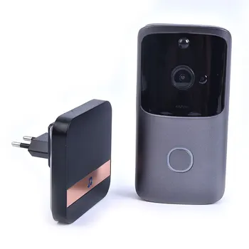 Wireless WiFi Video Campanello di Porta Intelligente Intercom Sicurezza 720P Fotocamera Campana