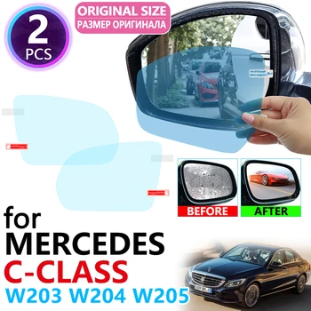 per Mercedes Benz Classe C W203 W204 W205 C-Klasse C180 C200 C220 C250 C300 Full Cover Specchietto Retrovisore Anti Nebbia Film di Accessori