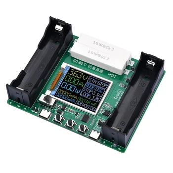 Di tipo C, Display LCD Capacità della Batteria Tester MAh MWh Batteria al Litio Batteria di Alimentazione Modulo Rilevatore di for18650 Tester per Batterie