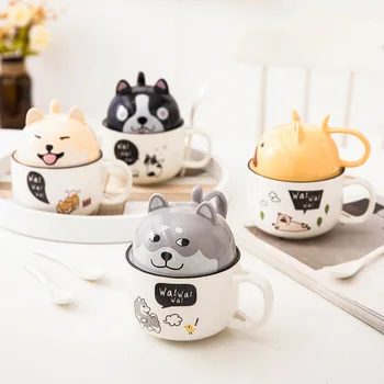 Corgi Shiba Inu Gatto Tazza Di Caffè Di Coppia Creativa Tazza Di Ceramica Casa Del Fumetto Animale Decorazione Tazza Di Tè Del Pomeriggio Prima Colazione Tazza Di Latte