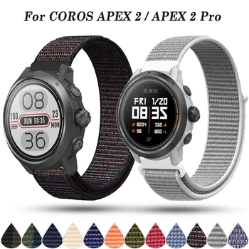 20/22mm Nylon Smart Watch Per COROS APEX 2 Pro/APEX 46mm 42mm Cinturino da Polso Band Per COROS PACE 2/APEX 2 Cinturino Bracciale Correa