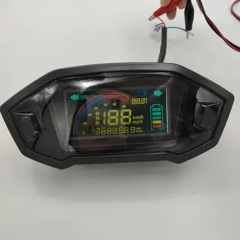 Tachimetro Lcd Display 48-72v Indicatore Di Scooter Elettrico MTB Moto Contachilometri Con il Livello della Batteria E Luce Ocon Speedview