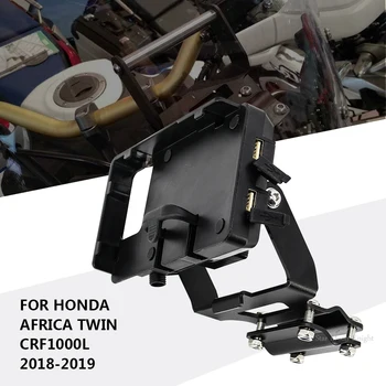 Per Honda Africa Twin CRF1000L 2018-2019 CRF 1000 L Moto Anteriore del Telefono Supporto del Basamento del Telefono GPS Navigaton Staffa Piastra