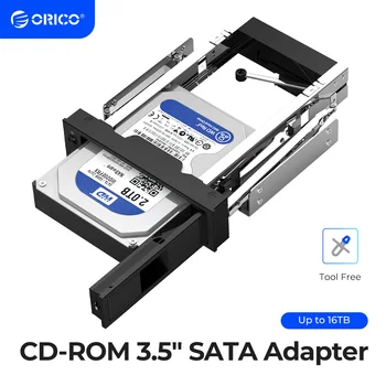 ORICO CD-ROM 3.5 pollici SATA Interno del disco Rigido SSD Adattatore vano Unità Convertitore di Staffa di Montaggio Caddy Vassoio Mobile Rack Strumento Gratuito
