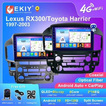 EKIY T7 Android 10.0 Per Lexus RX300/Toyota Harrier 1997-2003 Multimediali, Video, impianto Stereo con Lettore di Navigazione Non 2Din Carplay DVD HU