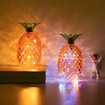 Nuova Ananas Notte Luce LED Pulsante Azionati a Batteria, Lampada da Regalo per bambini Camera Decorazione della Casa [Bedside Lamps]