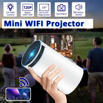 Mini HY300 Proiettore Portatile, TV Home Theater Cinema HDMI compatibile con Supporto Full HD 1080P Android Per Samsung Freestyle
