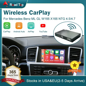 Wireless CarPlay per Mercedes Benz ML GL W166 X166 2012-2015, con Android Auto Mirror Link, AirPlay Auto Funzioni di Gioco