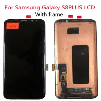 Originale Per Samsung Galaxy S8PLUS LCD Con Cornice G955 G955F G955U Touch Screen Assembly Con linee o punti neri 3