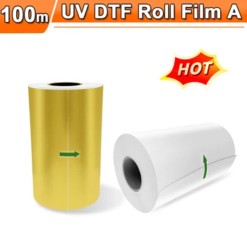A3 UV DTF Film Una Pellicola B Trasferimento UV DTF Stampante Stampa Diretta di Un Film di Metallo, Vetro, Legno, Bottiglia UV DTF AB pellicola di trasferimento