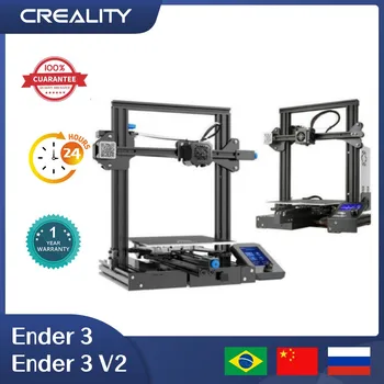 CREALITY Stampante 3D Ender 3/Ender 3 V2 Alta Precisione Desktop Riprendere la Stampa Professionale di Grandi Dimensioni, di DIY della Stampante FDM