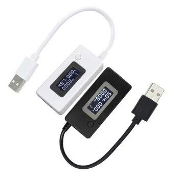 DC Voltmetro Digitale Voltmetro LCD Dual USB Caricatore Mobile di Potere Rivelatore di Tensione Misuratore di Corrente Tester Monitor