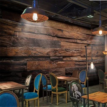 wellyu sfondo Personalizzato 3D foto murale blocco di legno papel de pared обои carta da parati per il fissaggio a parete 3 d salotto ristorante 3d carta da Parati