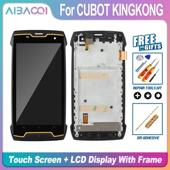 AiBaoQi Nuovo di Zecca 5.0 Pollici Touch Screen+Display LCD 1280x720 Sostituzione dell'Assemblea Per Cubot Kingkong/King Kong Android 7.0