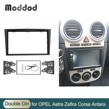 Doppio Din Radio Fascia per Opel Astra Antara Corsa Zafira Stereo Pannello Cruscotto Installazione Trim Kit Piastra anteriore del Cruscotto Lunetta
