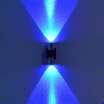 2W 6W Led da Parete a Luce AC85-265V lampada da Arredamento Proiettore Lampada in Alluminio corridoio bagno camera da letto lampada da Specchio-luce
