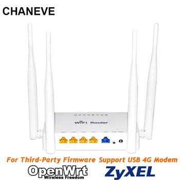 CHANEVE 802.11 n 300Mbps Wireless WiFi Router MT7620N Chipset di Supporto Padavan/Omni II/OpenWRT/OS Firmware Per il 3G 4G USB Modem