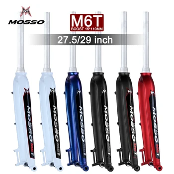 Mosso M6T Aumentare la MTB Forcella di Supporto Per 27.5 /29 Bicicletta Forcella 29er Forcelle in Alluminio 7005 Cono Tubo 28.6-39.8 mm 110x15mm
