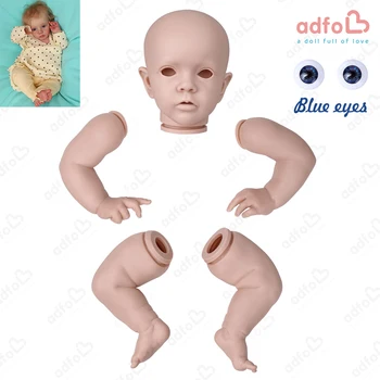 ADFO Nuovo 23 pollici non Verniciata Incompiuta Vuoto Reborn Doll Kit Missy Bambino Ragazza Limitata Sold Out Vuoto Kit fai da te