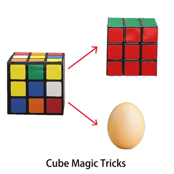 Tripla Cube Trucchi Di Magia Ripristino Immediato Set Di Magia Illusione Cubo Magico Scomparire Vicino Fase Di Street Magic Puntelli Espediente