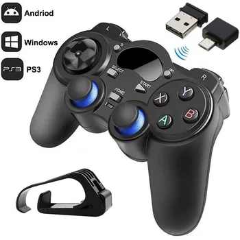 2.4 G Wireless USB Android Game Controller Joystick Joypad con OTG Converter Per PS3/Smart Phone Per Tablet PC, Smart TV Box