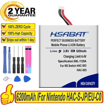 100% Originale HSABAT 6200mAh HAC-003 Batteria per Nintend Nintendo HAC-S-JP/UE-C0, Switch di Console HAC-001