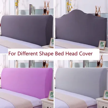 Elastico All-inclusive Bed Head Cover Europea Tinta unita testata del Letto Posteriore di Protezione della Polvere di Copertura Piana Morbido Coperchio Testata