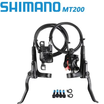 Shimano BR MT200 MTB Bicicletta Freno 800/1350 1400 1450mm il Leva Appassionato di Mountain Bike Freni a Disco Idraulici Aggiornamento M315 HS1 G3 Rotore