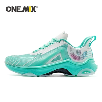 ONEMIX coreano Moda Scarpe Sportive Traspirante antiscivolo a Piedi da Donna Sportive Sneakers Vintage Scarpe da Corsa carbonio piastra