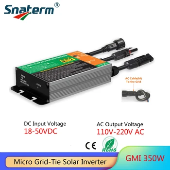NUOVO 350W 300W 260W MPPT Micro Grid Tie inverter tensione di ingresso DC18V-50V per AC120V/230V 50/60HZ Solare Inverter FOTOVOLTAICO