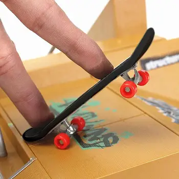 In legno Tastiera Tastiera Set Finger Skate Board in Legno di Acero e Professionale Mini Skateboard Bambino Giocattoli per Ragazzi