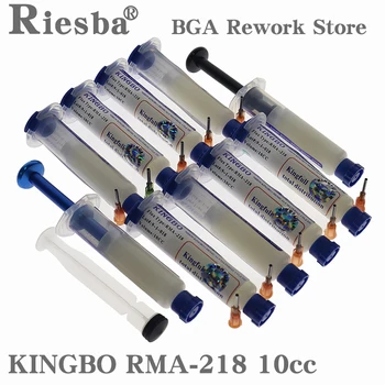 KINGBO RMA-218 No-Clean BGA Reballing Solder Ball Riparazione di Saldatura Pasta Disossidante 10CC