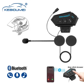 Moto Bluetooth 5.0 Casco auricolare senza fili Mani libere Telefonata Kit Stereo Anti-interferenza auricolare Lettore Musicale