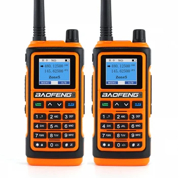 baofeng walkie talkie long range portatile della stazione fm 2 pc potente caccia prosciutto a due vie radio senza fili ricevitore