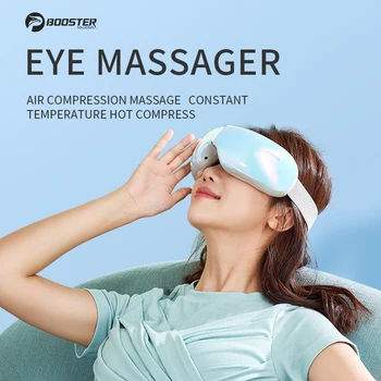 Occhio Massaggiatore con Calore e Compressione, Bluetooth Musica Massaggiatore per Relax e Ridurre l'affaticamento degli Occhi, Migliorare il Sonno