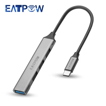 EATPOW 4 Port USB 3.0 Hub Hub USB ad Alta Velocità di tipo c di Splitter Per PC, Accessori Computer HUB Multiporta USB 3.0 2.0 Adattatore