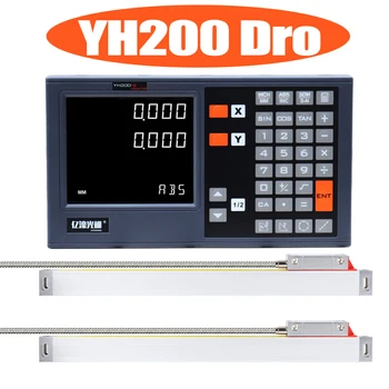Lettura digitale Dro Set YH200 Display Scala Lineare Kit Encoder Lineare 5U 5V TTL per Tornio Mulino di CNC di Macchine 2023 2/3 Asse