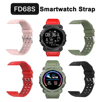 1Pcs Fd68S Cinghia Smart Watch per gli Uomini per Donne Smartwatch Banda di Silicone Multicolore Sport Orologi Braccialetto Accessori