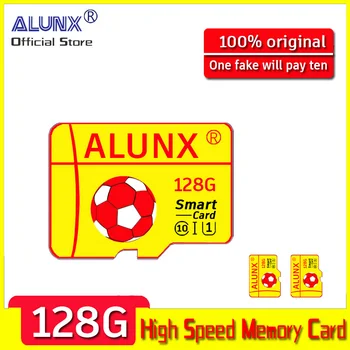 ALUNX 100% Genuine Micro SD TF Card 128GB 64GB, 32GB, 16GB 8G Scheda di Memoria Flash di Classe 10 di Supporto cellulari UAV ecc card reader