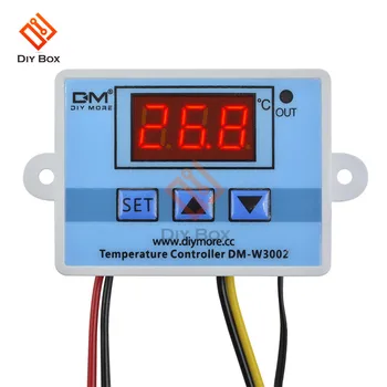 DM-W3002 XH-W3002 Digitale Regolatore di Temperatura a LED di CC 12V 24V AC 110V-220V 10A Termostato Interruttore di Controllo Con Sonda